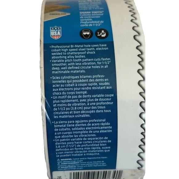 CENTURY DRILL & TOOL 4" Cobalt Bi-Metal Shark Tooth Hole Saw 05064 - Picture 2 of 4